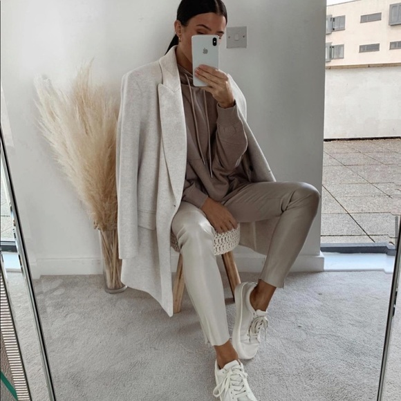 F21 light gray coat - Picture 6 of 6